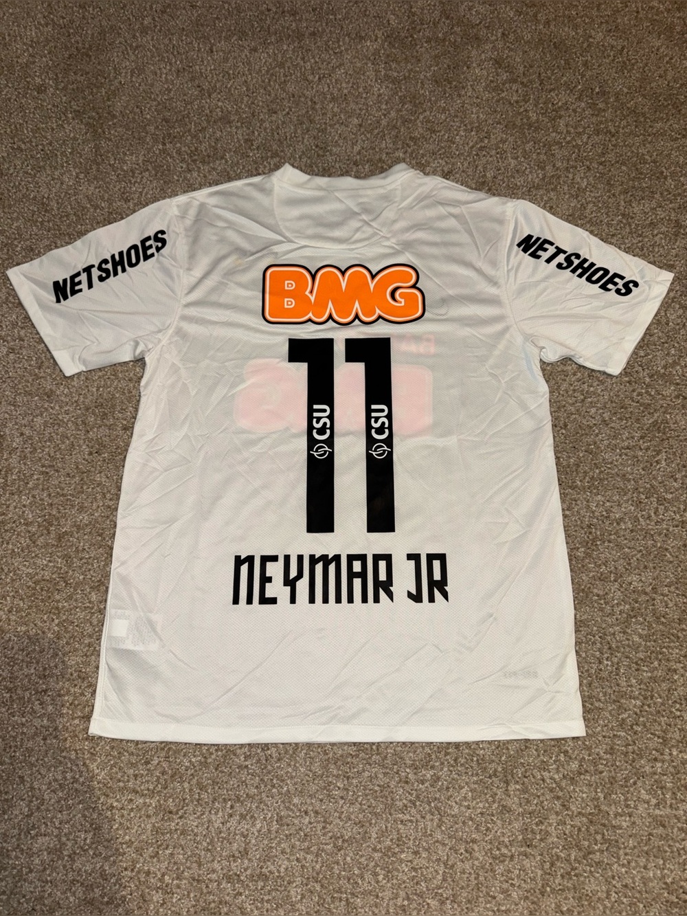 Nike Santos FC 2012/2013 Neymar Jr #11 Men’s Retro Home Soccer Jersey 🆕